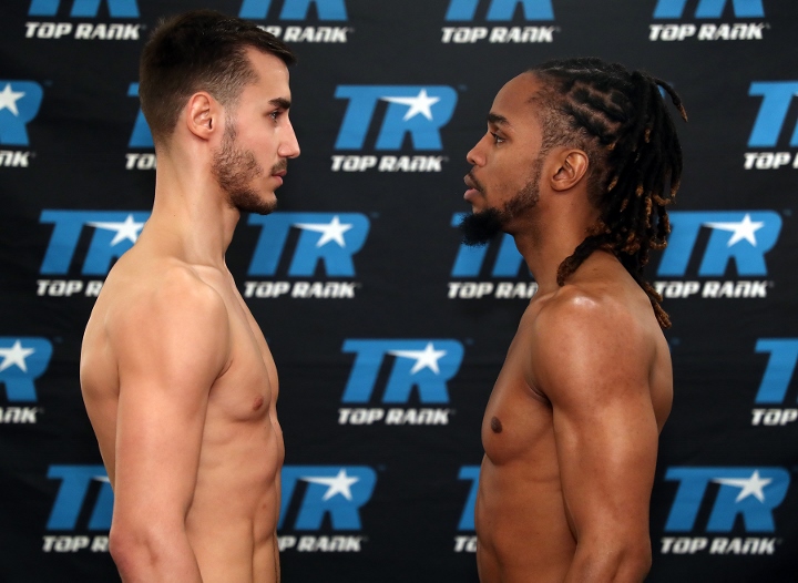 Dadeshev Rodriguez Weighin Faceoff