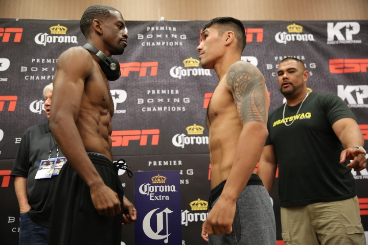 Face Off   Herring Vs Shafikov Weigh In Nabeel Ahmad   Premier Boxing Champions