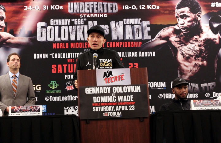 Golovkin Wade Final Presser