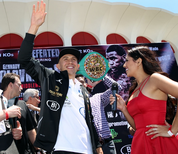 Golovkin Wade Weighin