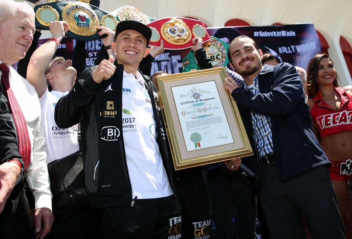 Golovkin Wade Weighin