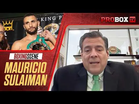 Mauricio Sulaiman: "Mikaelian MUST Fight Benavidez, Usyk Ordered to Face Kabayel"