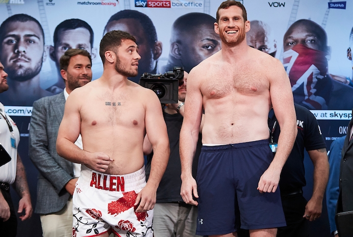 Photos: David Price, Dave Allen - Ready For Heavyweight Scrap - Boxing News