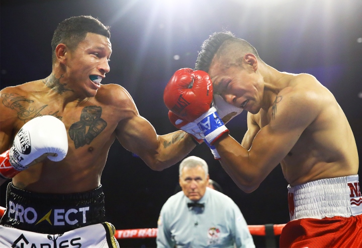 Photos: Miguel Berchelt Beats Down Francisco Vargas For TKO - Boxing News