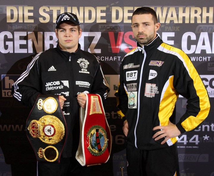 Photos: Vincent Feigenbutz, Giovanni De Carolis Face To Face - Boxing News