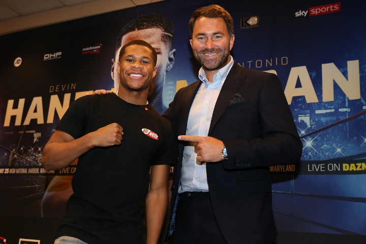 Hearn: Garcia Is Not Ready For Davis, Deal For Haney vs. Garcia Will Be Easier To Make - Boxing News