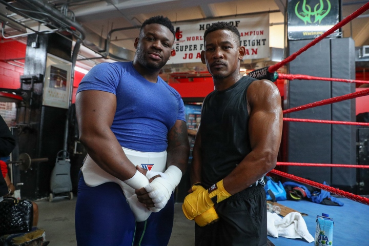 720px x 480px - Photos: Daniel Jacobs, Jarrell Miller Putting in Work For ...