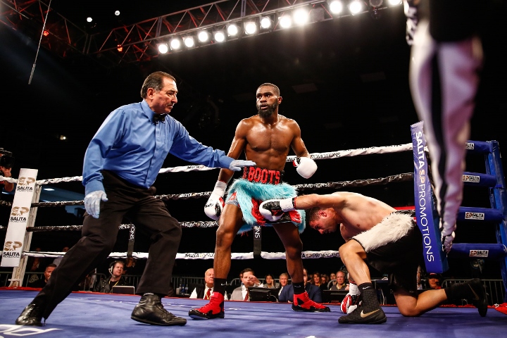 Photos: Jaron Ennis Takes Out Fernandez in Three - Boxing News
