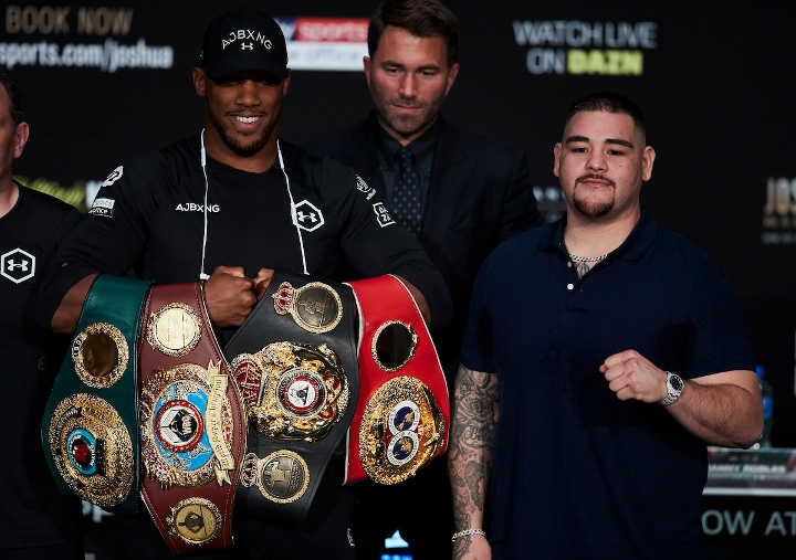 Andy Ruiz and Anthony Joshua face to face in their final press conference –  World Boxing Association