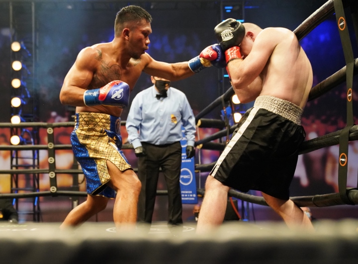 Photos: Eumir Marcial Goes Pro, Wins Decision Over Whitfield - Boxing News