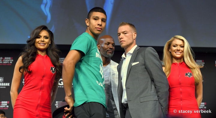 Photos: Jaime Munguia, Brandon Cook - Face To Face at Presser - Boxing News