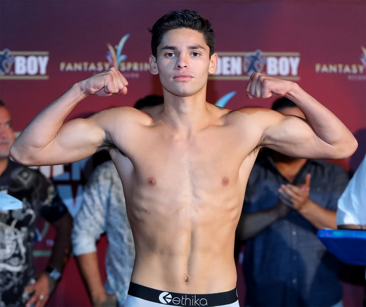 Ryan Garcia shows off new lion tattoo on chest after making shock  retirement announcement following Campbell win  The US Sun
