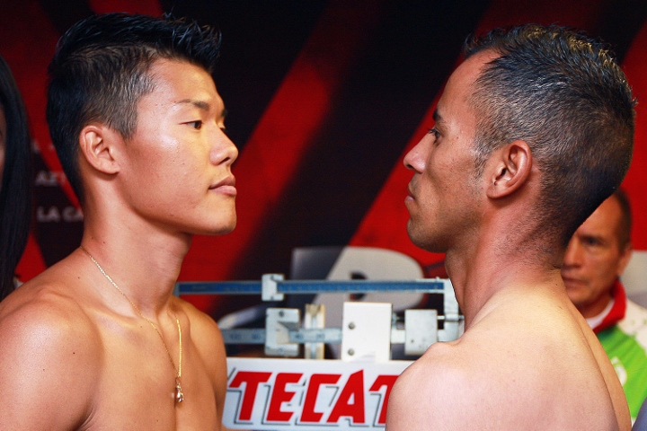 Photos: Tomoki Kameda vs. Edgar Martinez - Weights - Boxing News